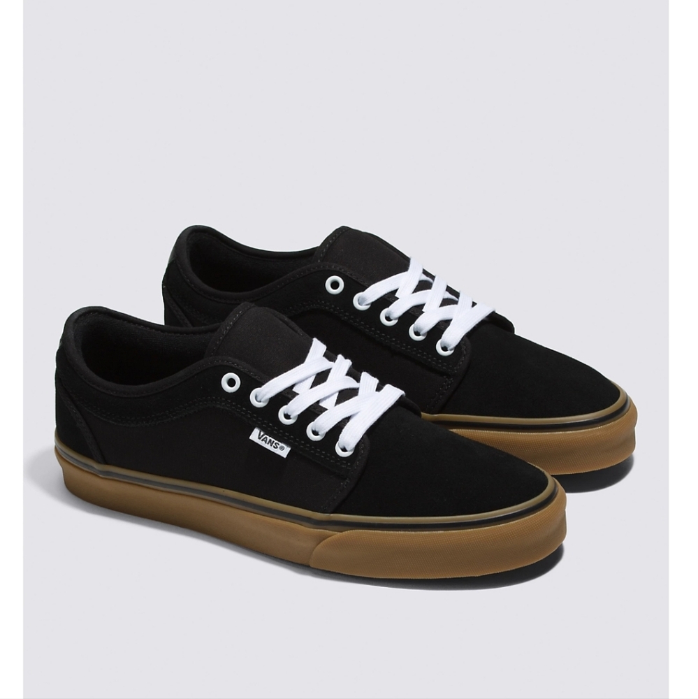 Vans Skate Chukka L. SIZE 7. Black/Black/Gum - Picture 2 of 10